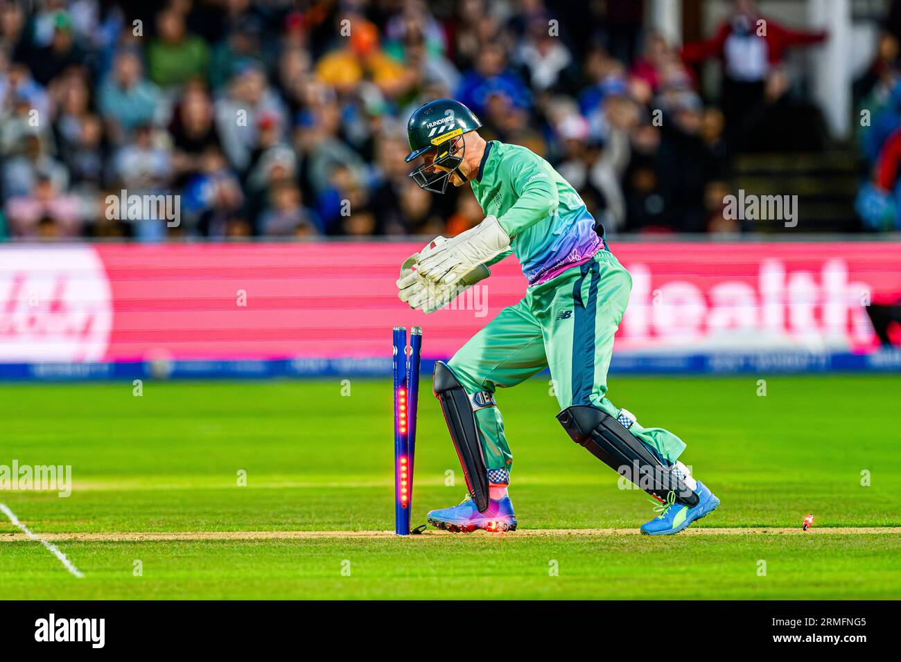 LONDON, VEREINIGTES KÖNIGREICH. 27. August, 23. Während des Finales – Oval Invincibles vs Manchester Originals am 27. August 2023 im Lord’s Cricket Ground in LONDON ENGLAND. Quelle: Taka Wu/Alamy Live News Stockfoto