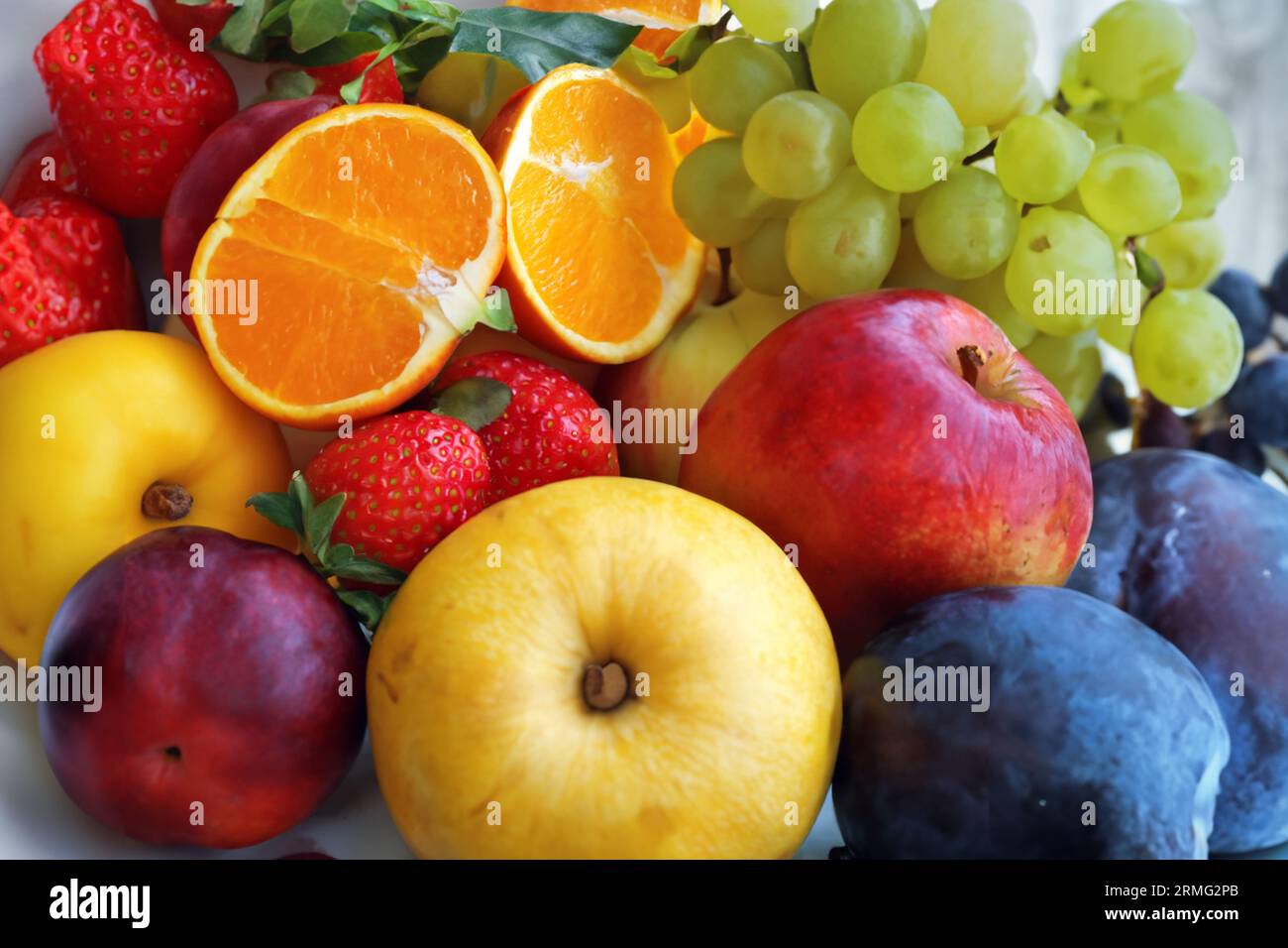Die Weite der Früchte Stockfoto