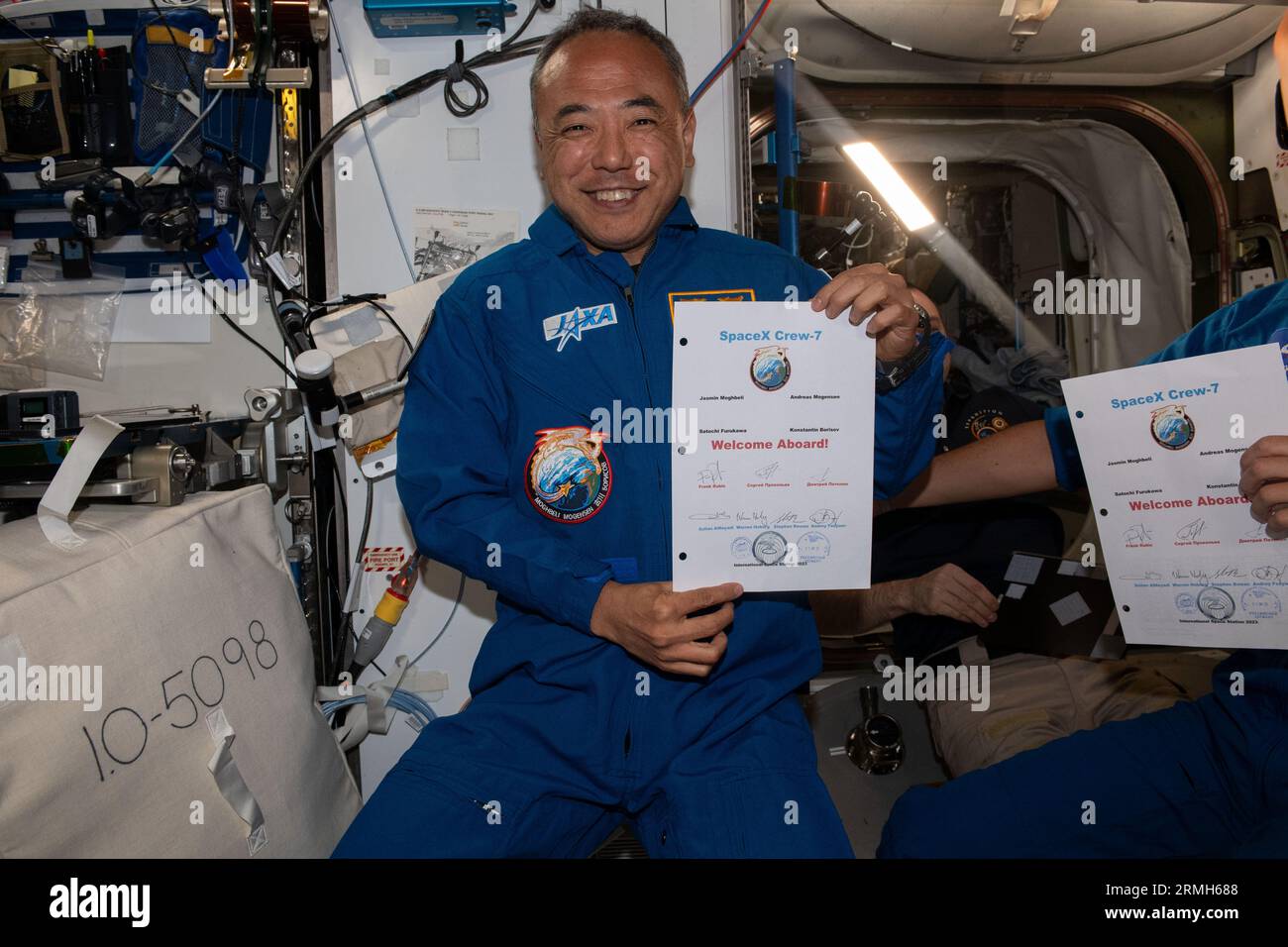 International Space Station, Earth Orbit. 27. August 2023 ...