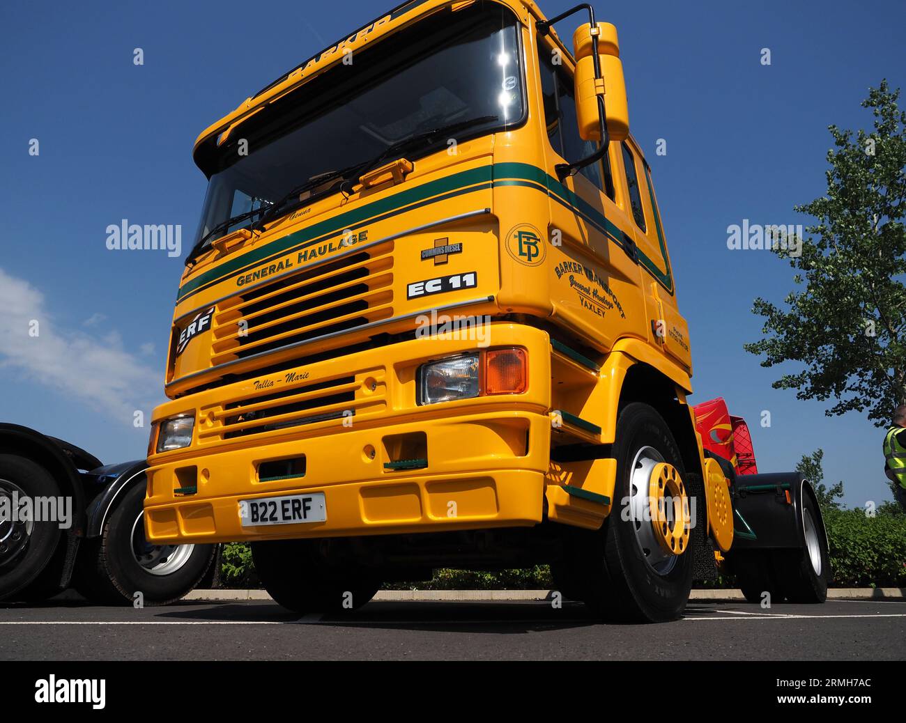 Erhaltener ERF EC11 Classic Truck Stockfoto