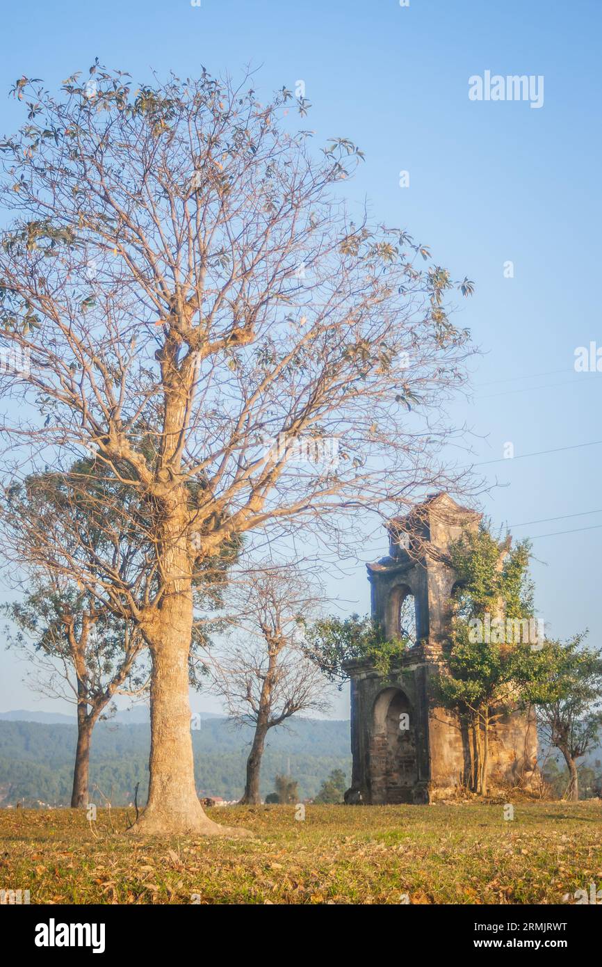 Einige Landschaftsbilder von landwirtschaftlichen Aktivitäten in Lam Dong Lam Dong Landschaft Ha Tinh Landschaft Vietnam antike Tempel in Vietnam Stockfoto