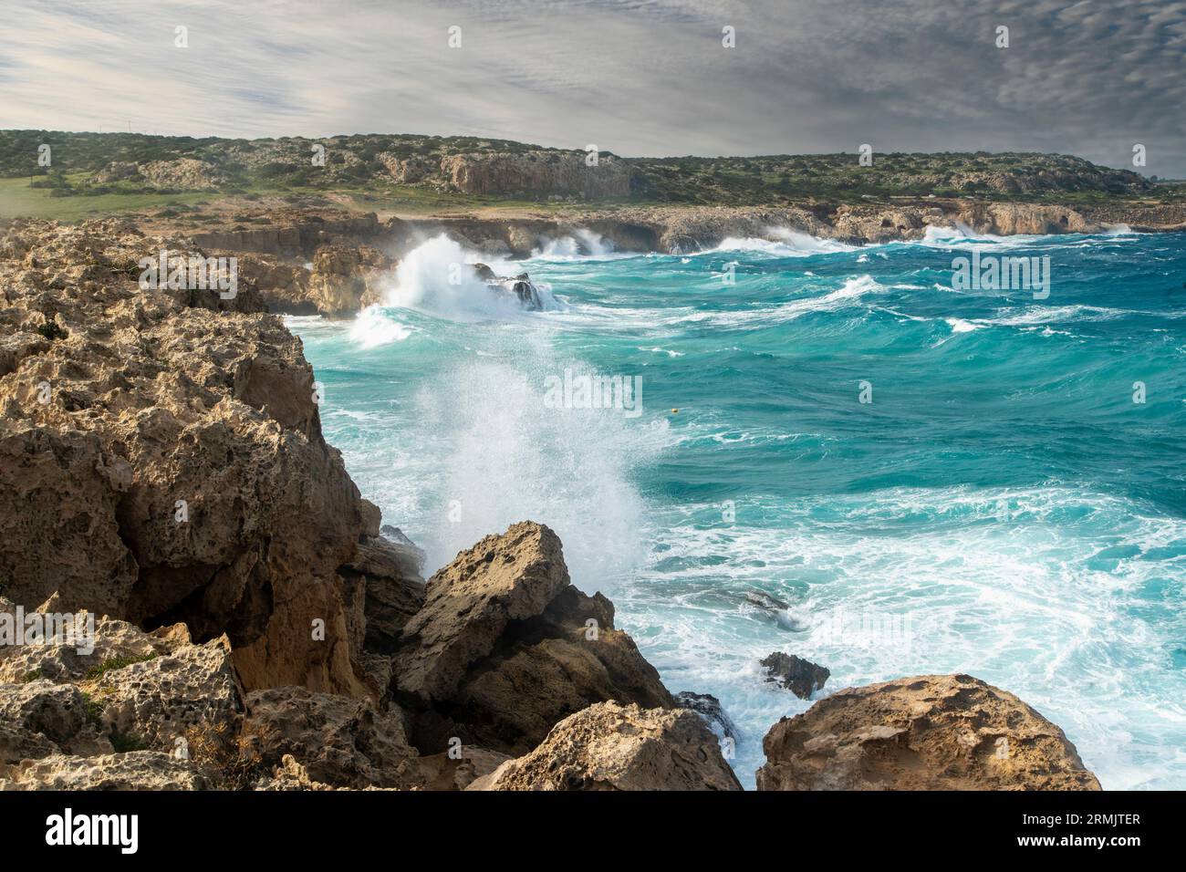 Zypern: Kap Greco/Blaue Lagune Stockfoto