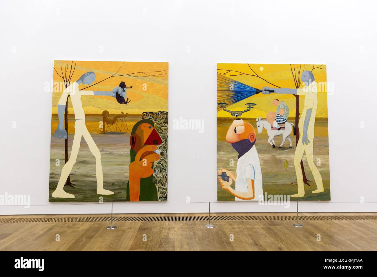 Nicole Eisenman-Ausstellung im Brandhorst-Museum Stockfoto