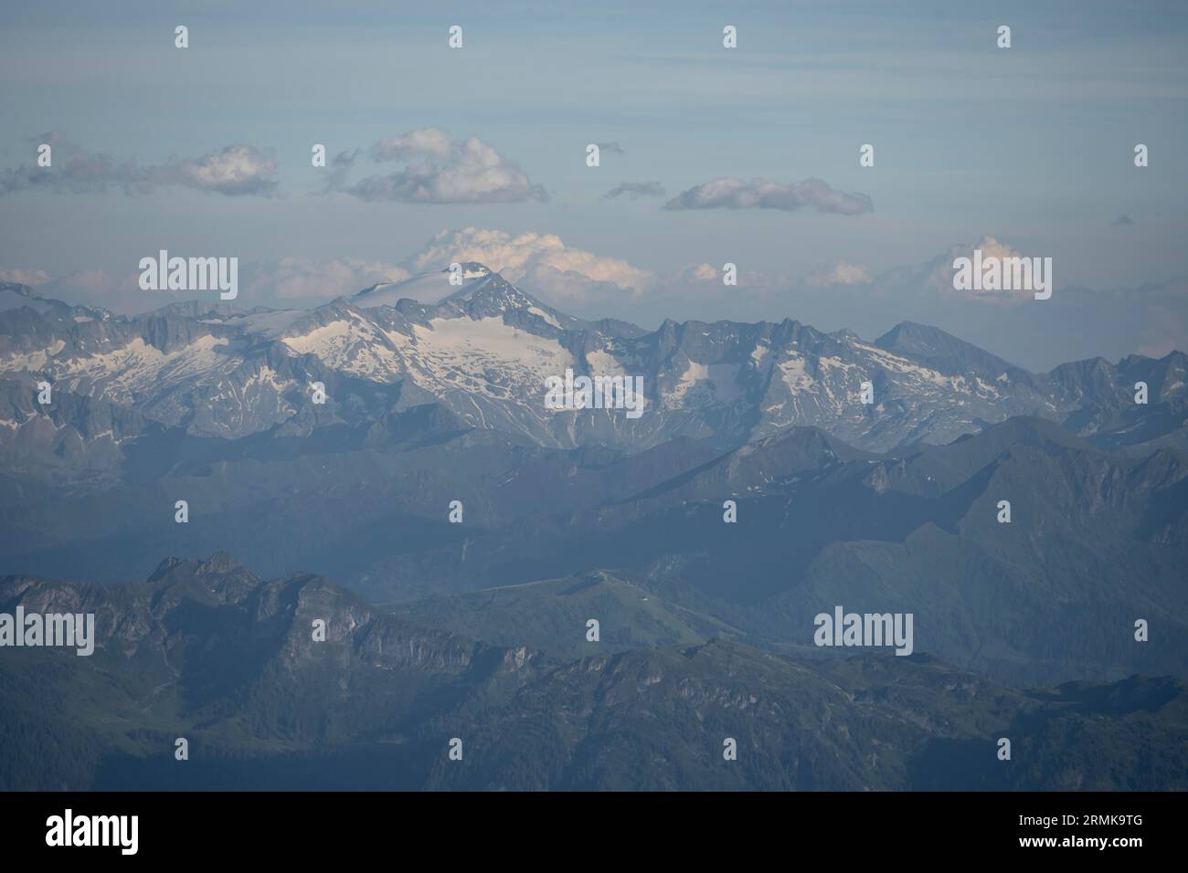 Dramatische Berglandschaft, Blick von Hochkoenig, Salzburger Land, Österreich Stockfoto