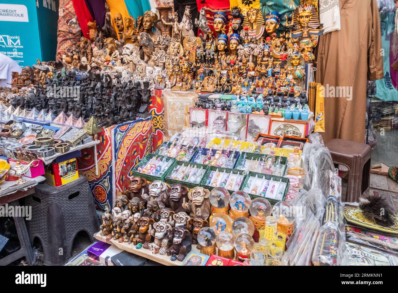 Ägypten Summer Travel Marketplace Magic: Fesselnder Souk im Herzen von Kairo Stockfoto