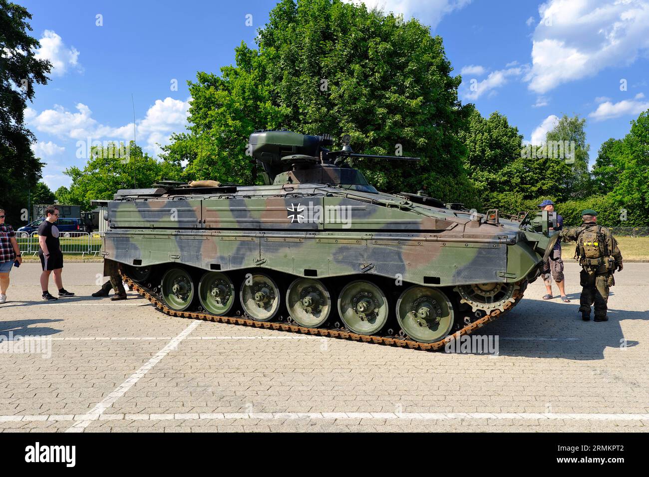 SPZ MARDER Infanterie Kampfwagen, Bundeswehrtag, München, Bayern, Deutschland Stockfoto