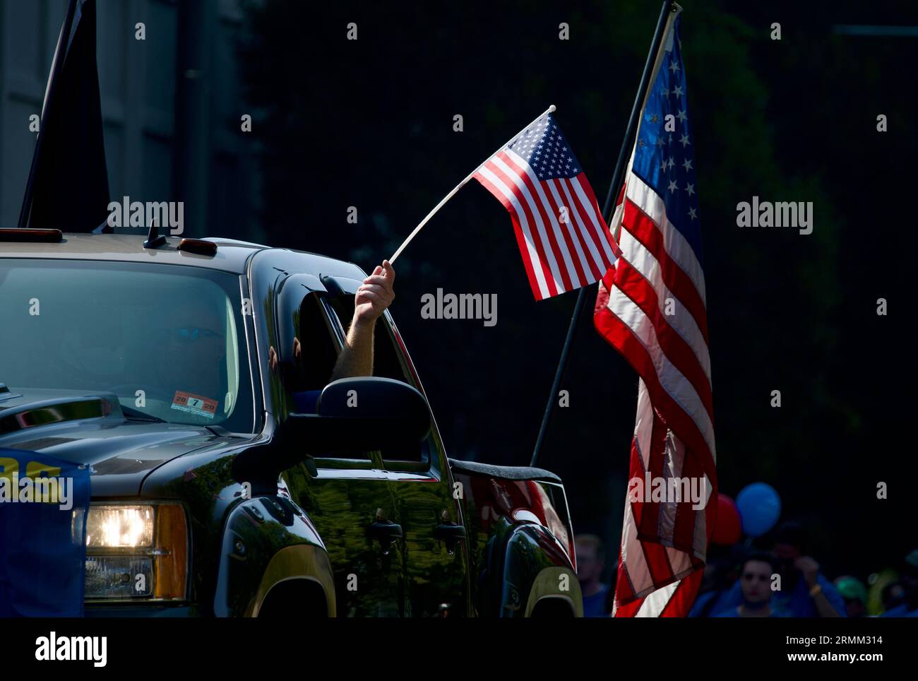Szene aus der jährlichen Labor Day Parade entlang der Delaware Avenue in Philadelphia, PA, USA am 3. September 2018. Stockfoto