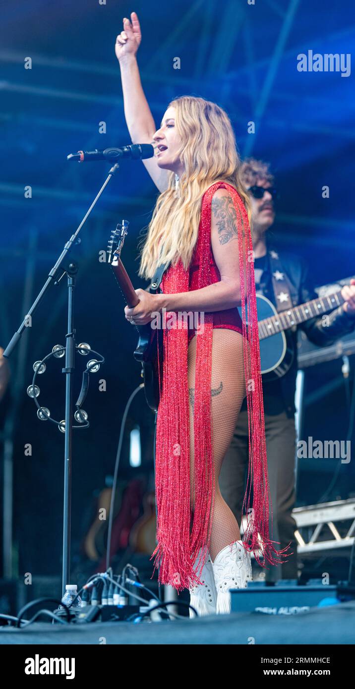 Margo Price beim Long Road Festival 23 Stockfoto