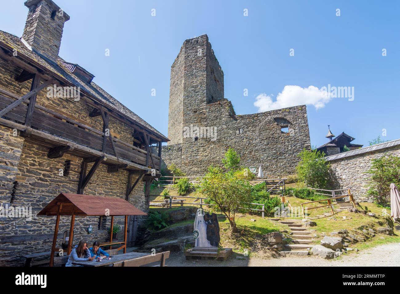 Ramingstein: Schloss Finstergrün in Lungau, Salzburg, Österreich Stockfoto