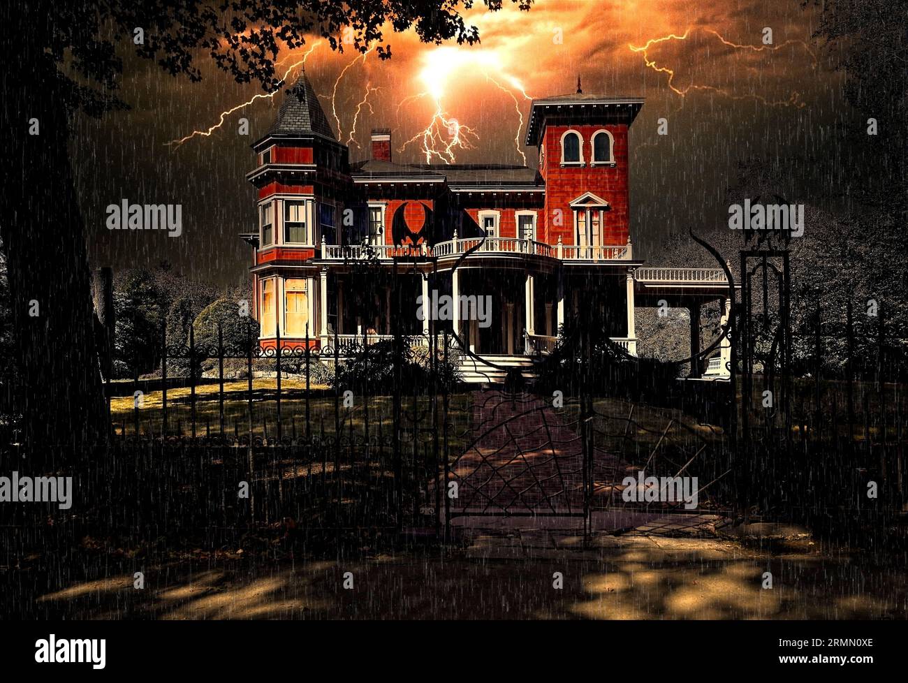Stephen Kings Haus Stockfoto