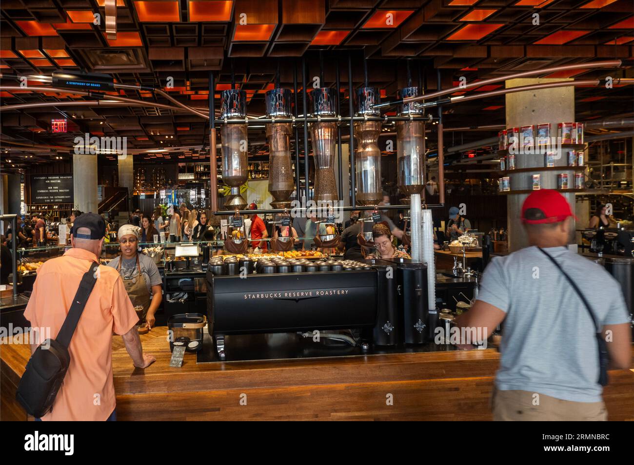 Starbucks Reserve Röstercafé in Chelsea Manhattan NYC Stockfoto