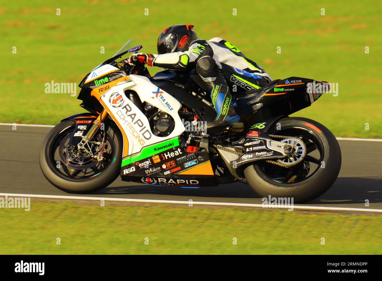 Britisches Super Bike-Wochenende im Cadwell Park MSV 2023 Stockfoto