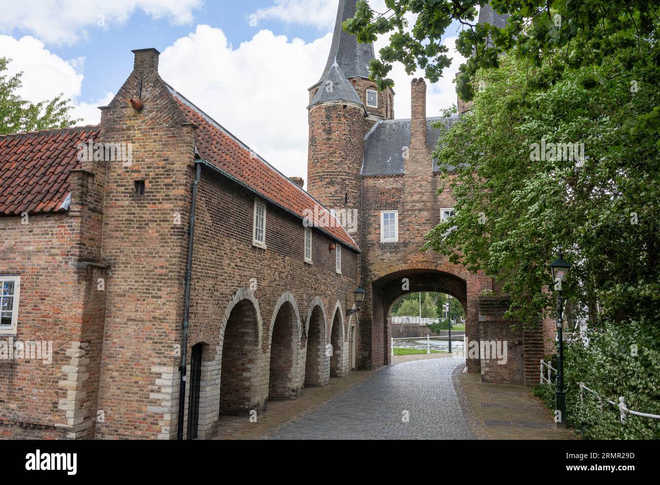 Historisches Stadttor in Delft, Niederlande Stockfoto