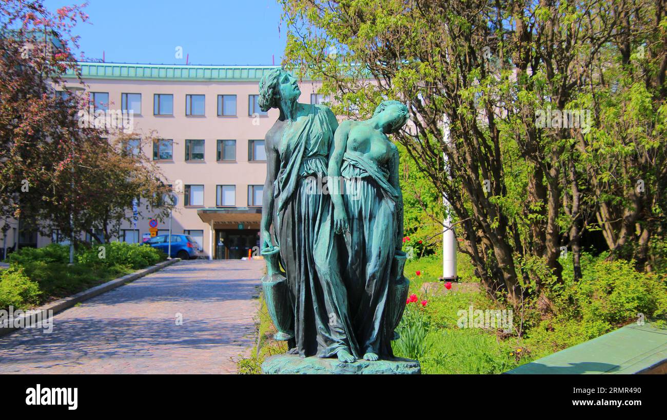 Danaidit, Walter Runeberg 1893, Helsinki Stockfoto