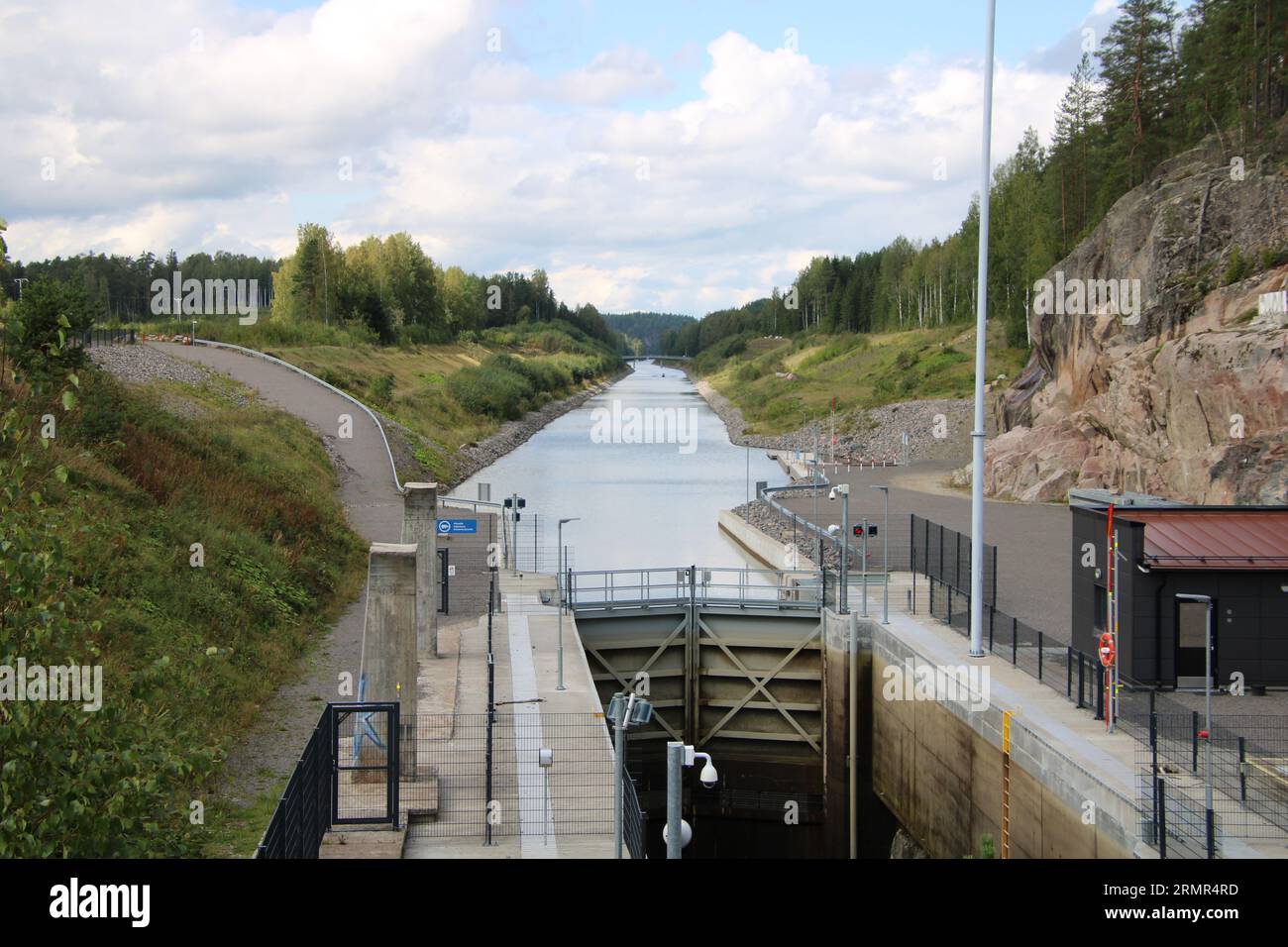 Kimolan kanava, Kouvola-Iitti, Finnland Stockfoto