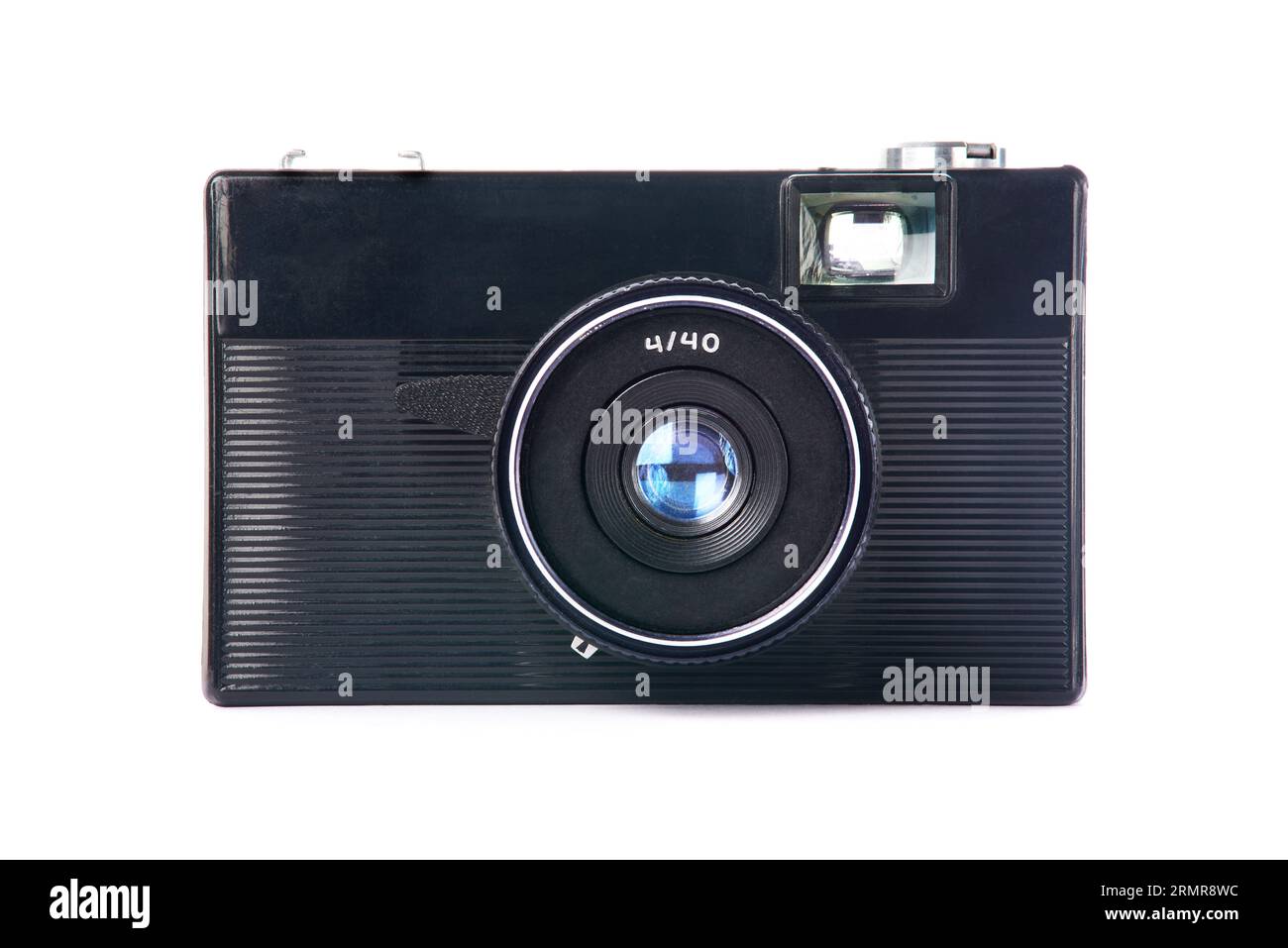 Rangefinder-Kamera Retro isoliert weiß Stockfoto