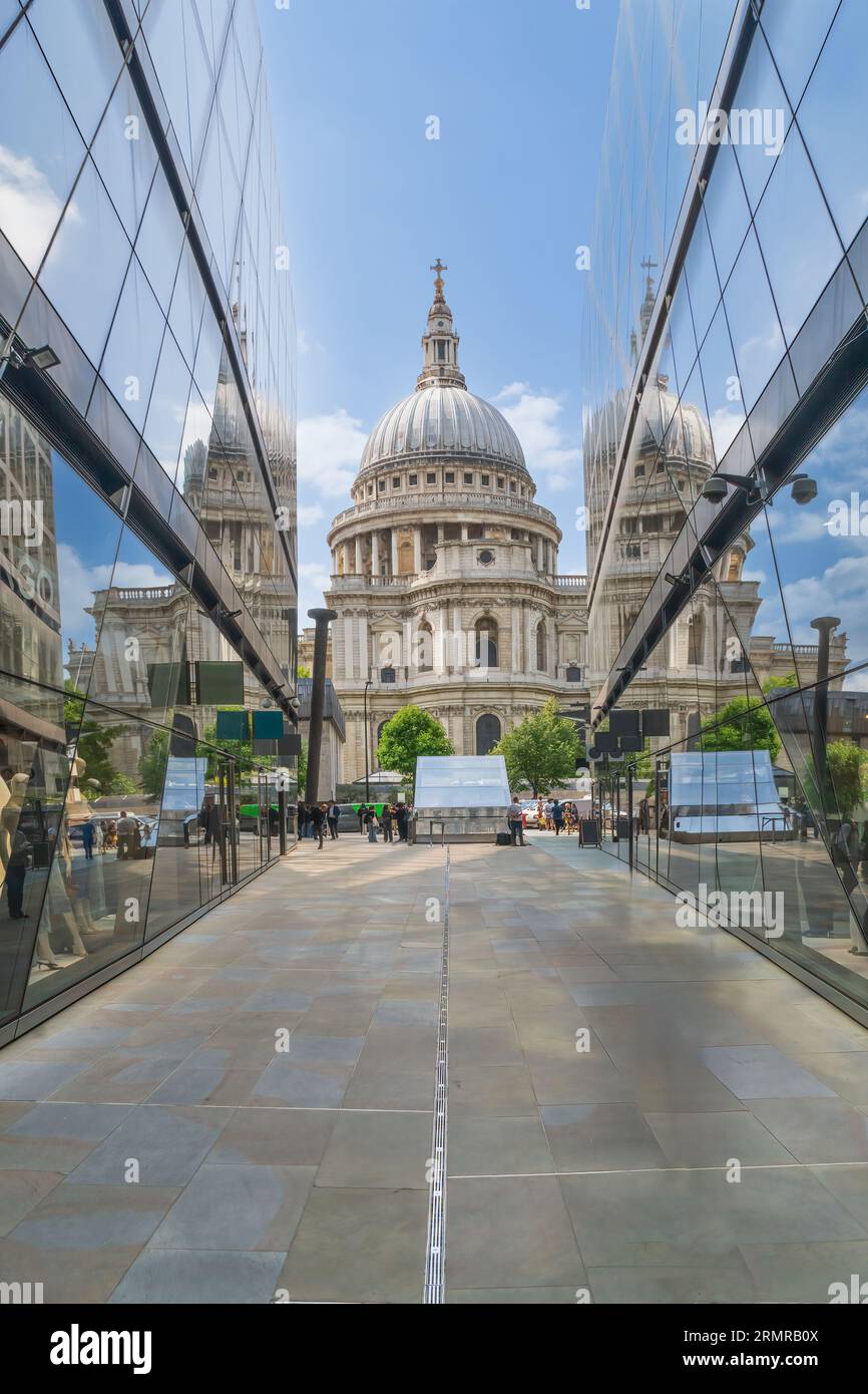 St Pauls Cathedral in der Stadt London Stockfoto