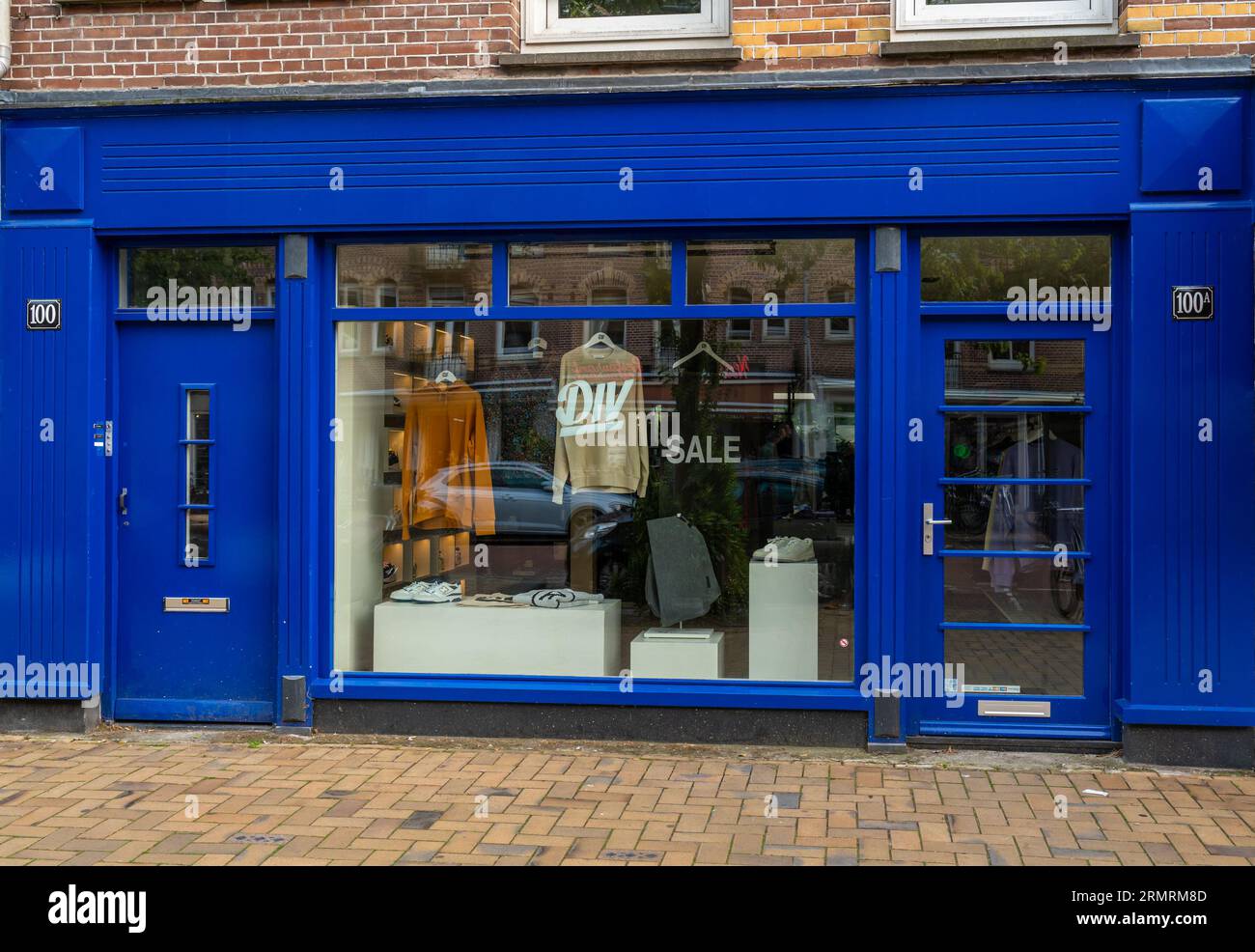 Amsterdam, Niederlande, 29.08.2023, Div Amsterdam, Herrenmode, Streetwear und Sneaker Store in Javastraat Stockfoto