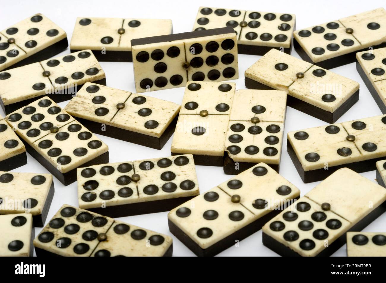 Vintage Domino Stockfoto
