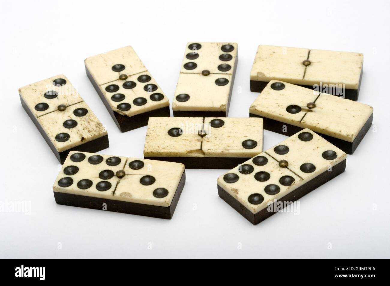 Vintage Domino Stockfoto
