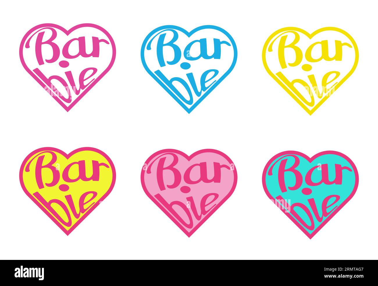 Barbie Kreolen Mit Schrift-Logo – Offizielles Mattel Produkt, 6 Cm Durchmesser, In Silber, Gold & Rotgold