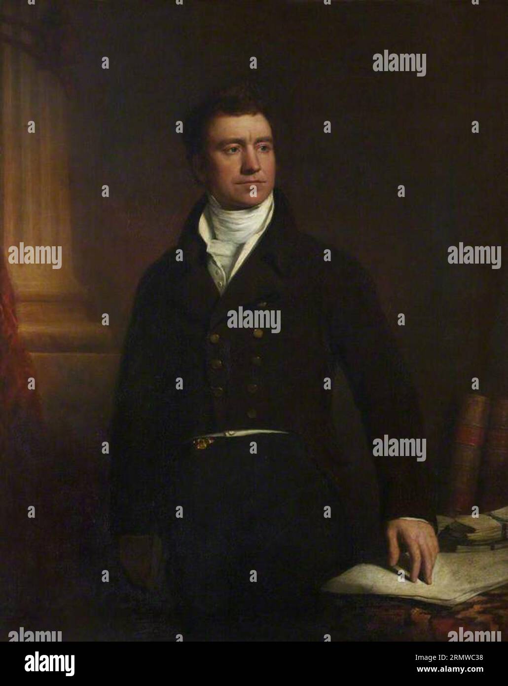 Joseph Hume, 1777 - 1855. Politischer Ökonom um 1823 von John Graham Gilbert Stockfoto