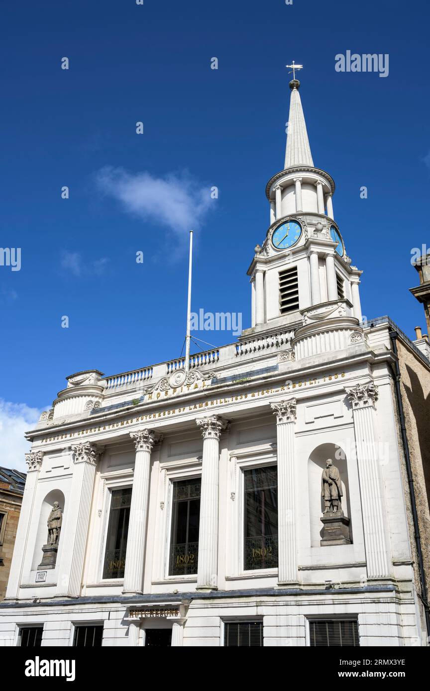 Hutcheson Hall in the Merchant City, Ingram Street, Glasgow, Schottland, Vereinigtes Königreich, Europa Stockfoto