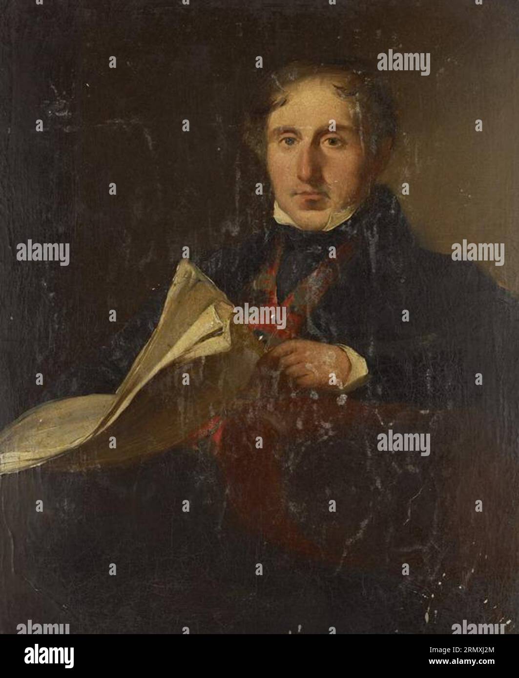 George Drummond Steuart, 1798 - 1847. Von Braco Castle um 1840 von John MacLaren Barclay Stockfoto