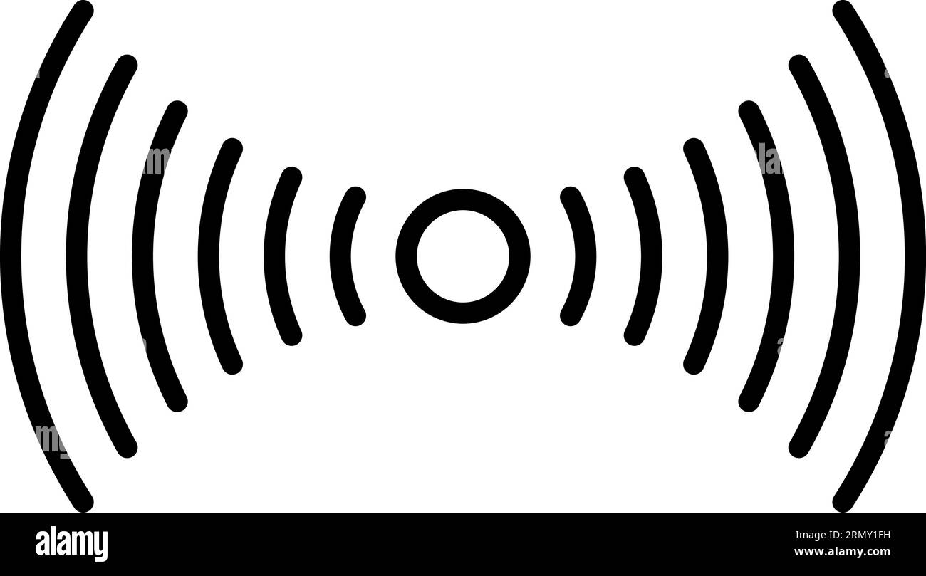 Smartphone Fingerabdrucksensor Symbol Einfache lineare Logo Stock Illustration Stock Vektor