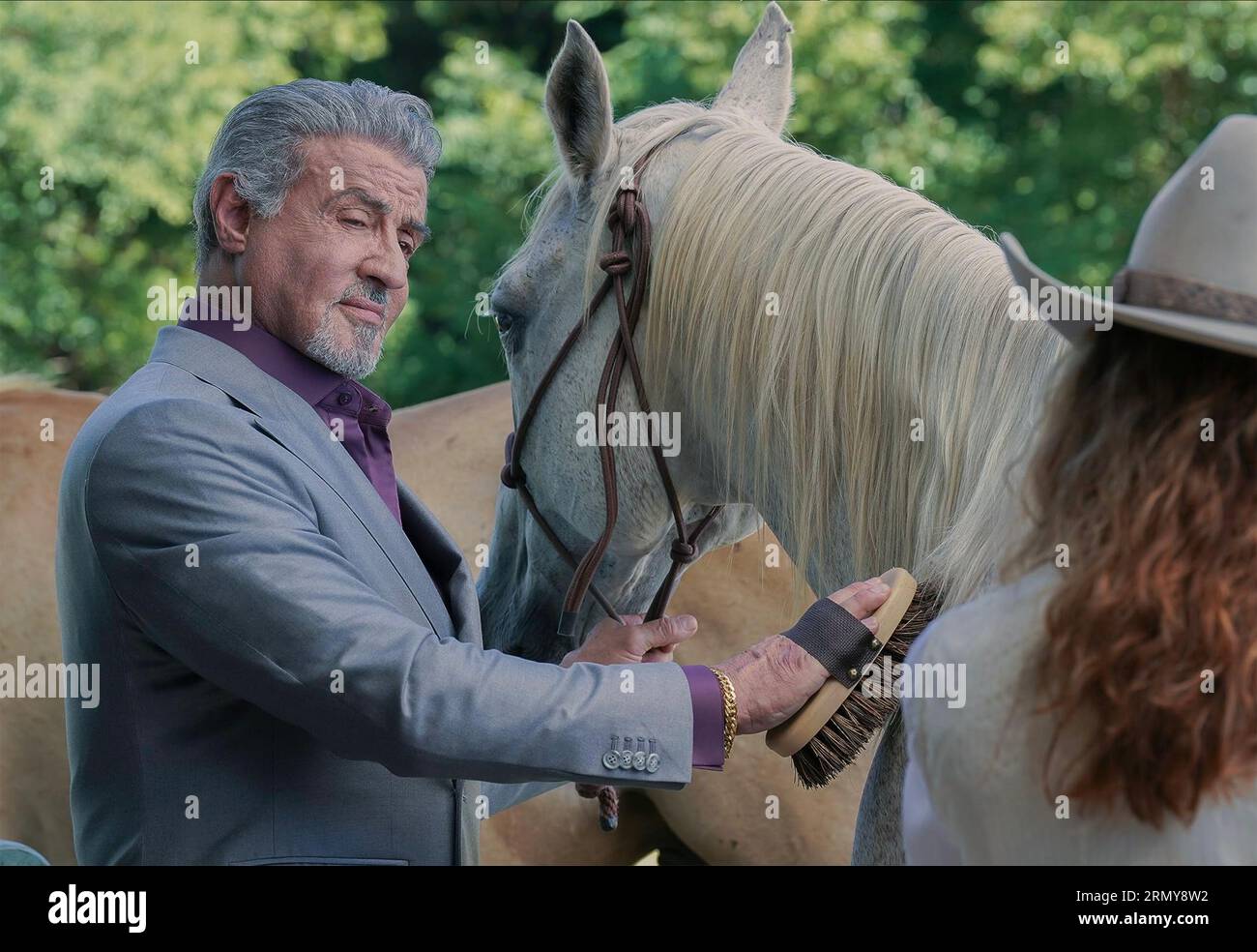 TULSA KING Paramount + TV-Serie mit Sylvester Stallone als Mafia-Boss Stockfoto