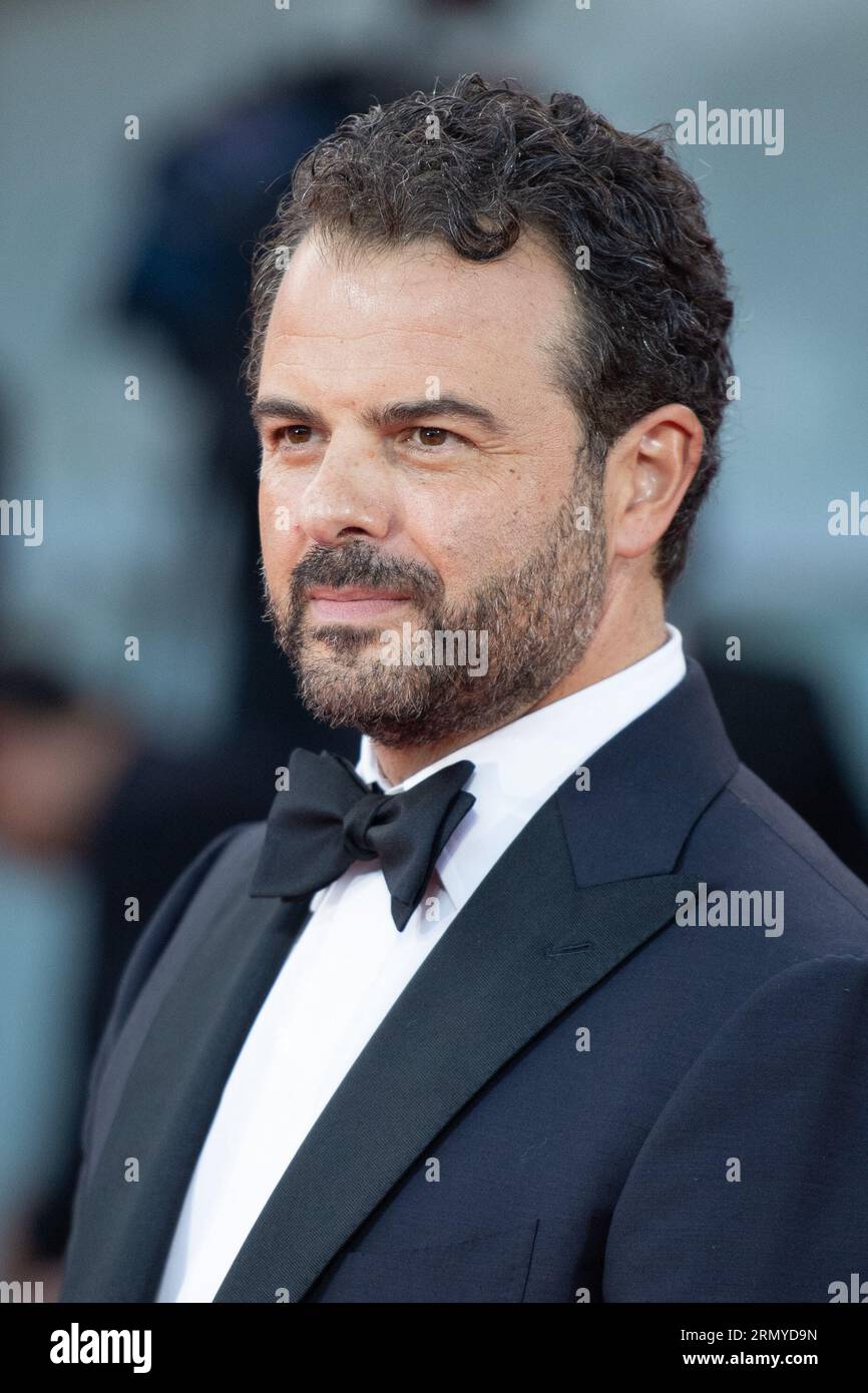 Edoardo de Angelis nimmt an der Comandante-Premiere und der Eröffnung des 80. Filmfestivals von Venedig (Mostra) in Venedig, Italien, am 30. August 2023 Teil. Foto: Aurore Marechal/ABACAPRESS.COM Stockfoto