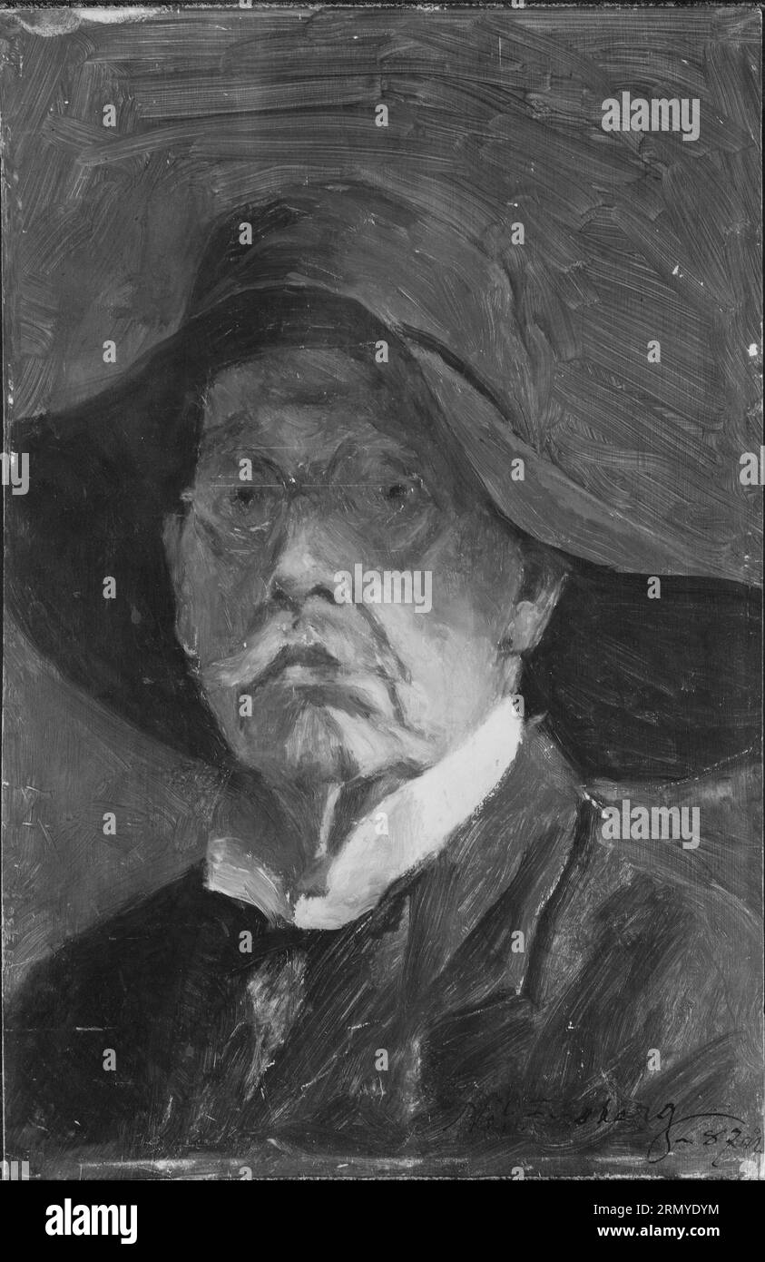 Nils Forsberg (1842–1934), Künstlerin, verheiratet mit Maria Amalia Kihlstedt 1887 von Nils Forsberg Stockfoto