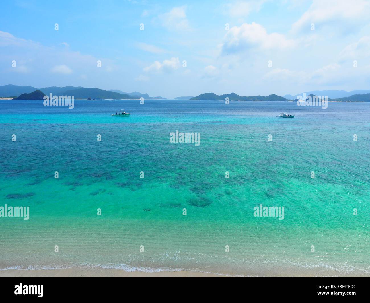 Kerama-Inseln, Nationalpark, Okinawa, Japan - Blaue Zonen Stockfoto