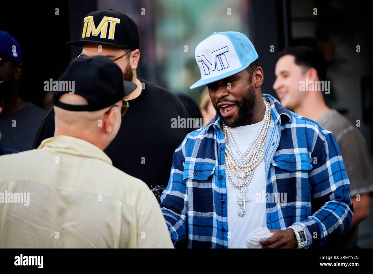 Floyd Mayweather Jr. Fort Lauderdale, FL, USA. 30. August 2023. Quelle: Jaroslav Sabitov/YES Market Media/Alamy Live News Stockfoto