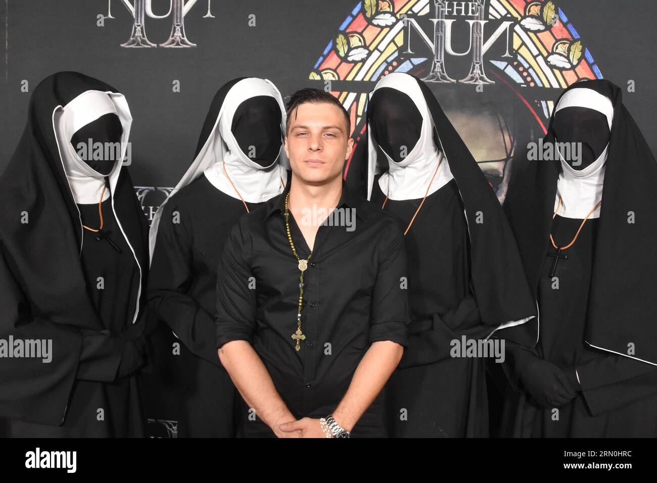 Los Angeles, Kalifornien, USA 30. August 2023 JustHanutr nimmt an Special Fan Screening für Warner Bros. Teil Ôthe nun IIÕ im Regal LA Live am 30. August 2023 in Los Angeles, Kalifornien, USA. Foto von Barry King/Alamy Live News Stockfoto