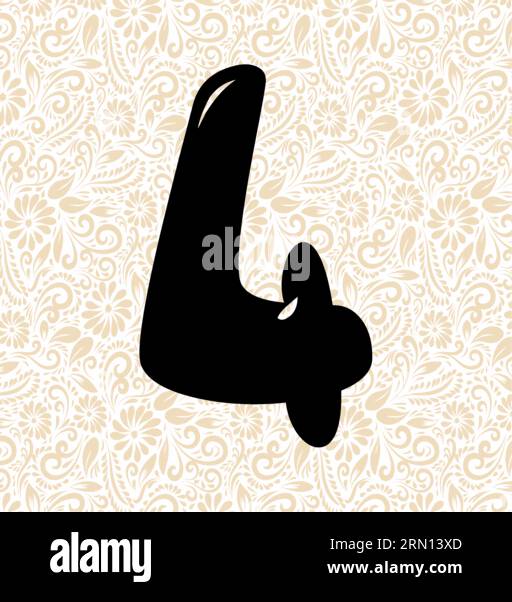 Bubbly Alphabet 4 , Schwarzer Alphabetvektor, Alphabetvektor, Alphabetsilhouettenvektor, Schriftvektor, Letzte Kunst, Alphabetvektor, Schriftvektor Stock Vektor