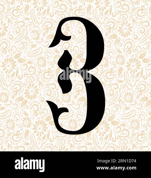 Fishtail Alphabet 3 , Schwarzer Alphabetvektor, Alphabetvektor, Alphabetsilhouettenvektor, Schriftvektor , Letztere Kunst, Alphabet Vector, Font Vector Stock Vektor