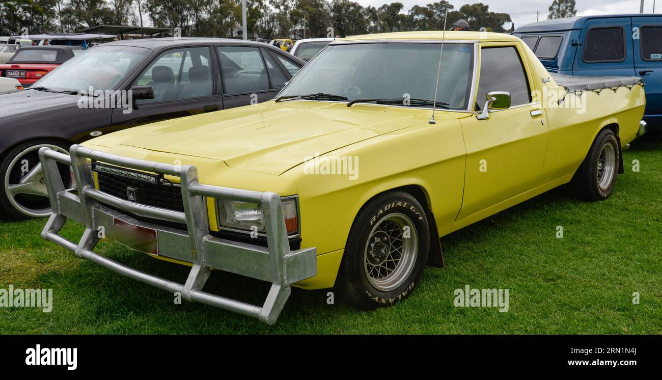 GM Holden WB Ute Vintage Retro Show Shine Day Out, Melbourne Victoria Stockfoto