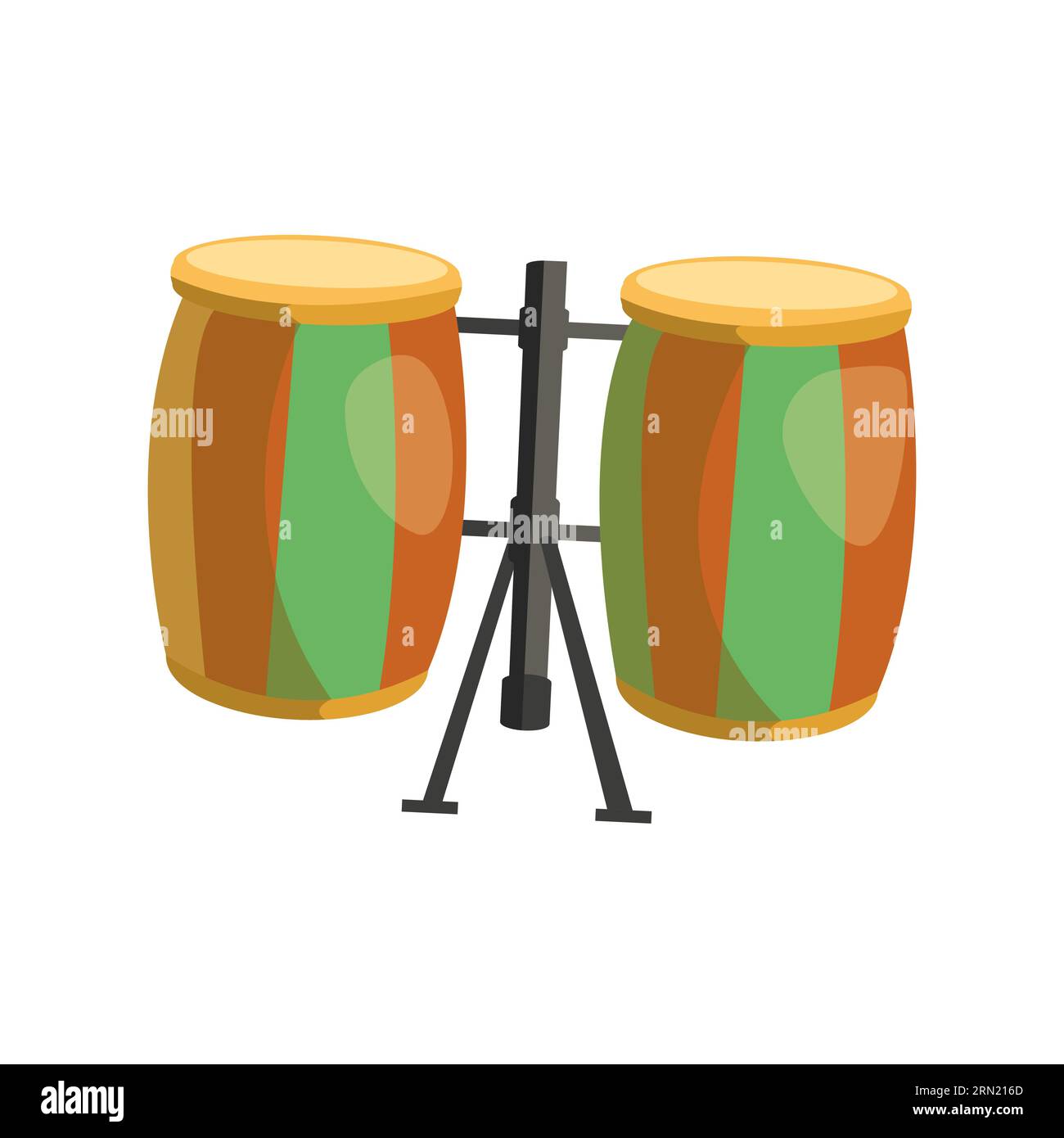 Conga Drums Flat-Symbol Stock Vektor Conga Drums Flat-Symbol Stock Vektor