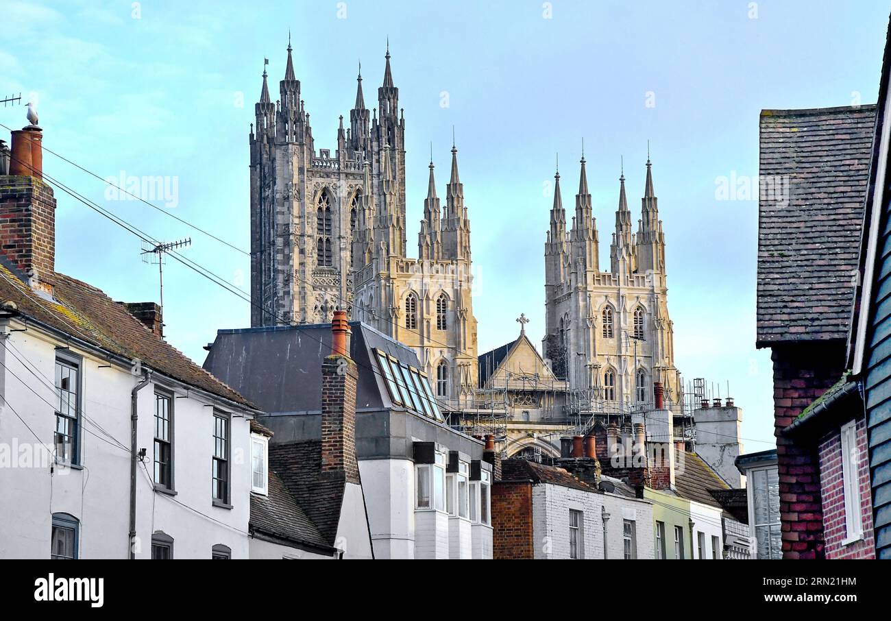 England, Canterbury: Die Kathedrale Stockfoto