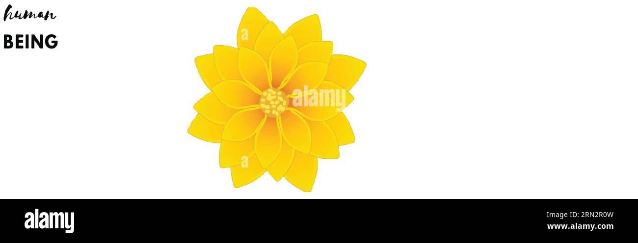 Blumenformen, die für verschiedene Zwecke verwendet werden, wie Feiern, Unterhaltung und Festivals. Stock Vektor