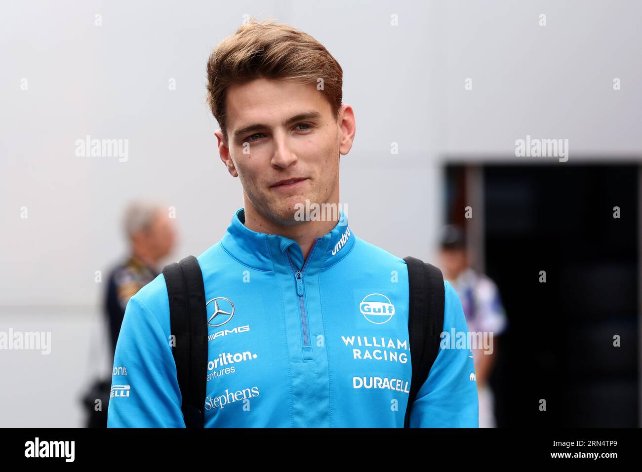 Monza, Italien. August 2023 31. Logan Sargeant von Williams Racing während Vorschauen vor dem F1 Grand Prix von Italien im Autodromo Nazionale am 31. August 2023 in Monza, Italien. Dank: Marco Canoniero/Alamy Live News Stockfoto