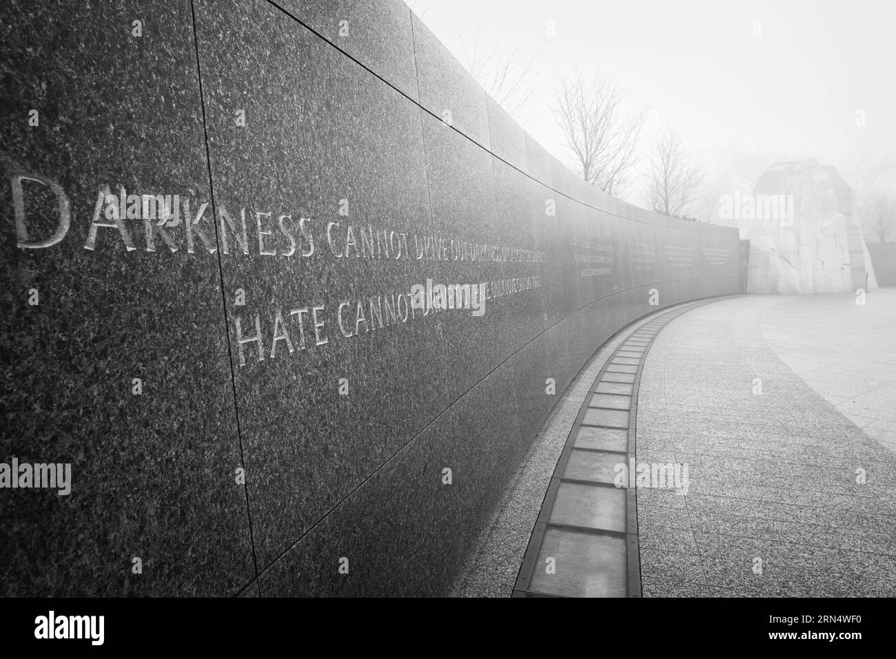 WASHINGTON, DC - das 2011 eröffnete Martin Luther King, Jr. Memorial erinnert an den Bürgerrechtführer und die Bürgerrechtsbewegung. Es steht auf Stockfoto