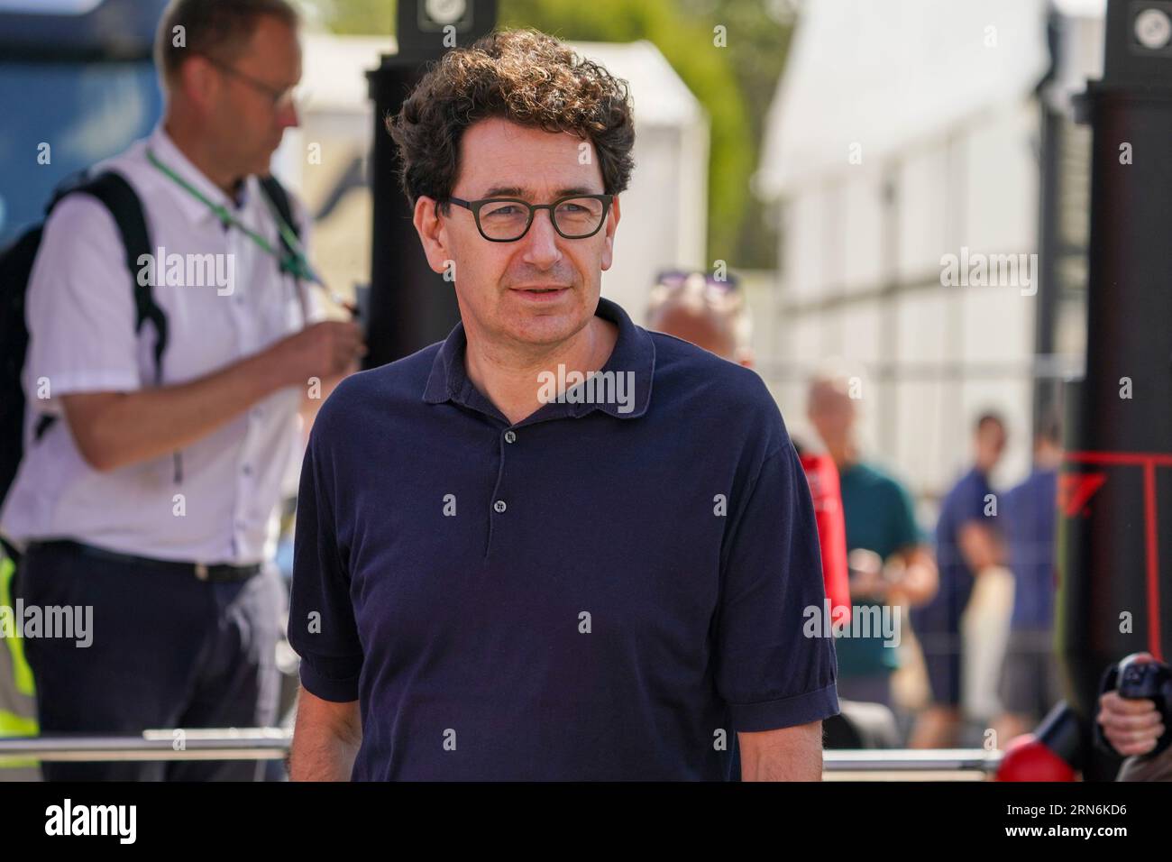 Monza, Italien. 31. August 2023. Mattia Binotto, während der Formel 1 Pirelli GP d'Italia. Quelle: Alessio Morgese/Alessio Morgese/E-Mage/Alamy Live News Stockfoto