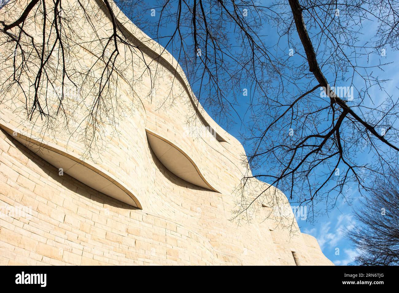 National Museum of the American Indian Washington DC // WASHINGTON DC – das Smithsonian's National Museum of the American Indian in Washington DC. Stockfoto