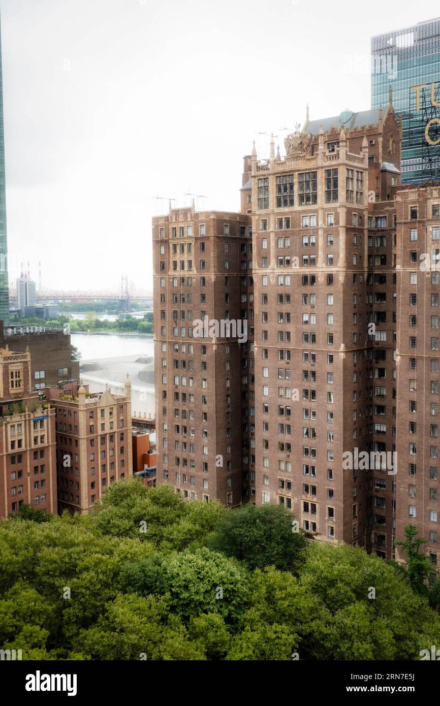 Tutor City ist eine historische Wohnsiedlung im Herzen von Manhattan, 2023, New York City, USA Stockfoto