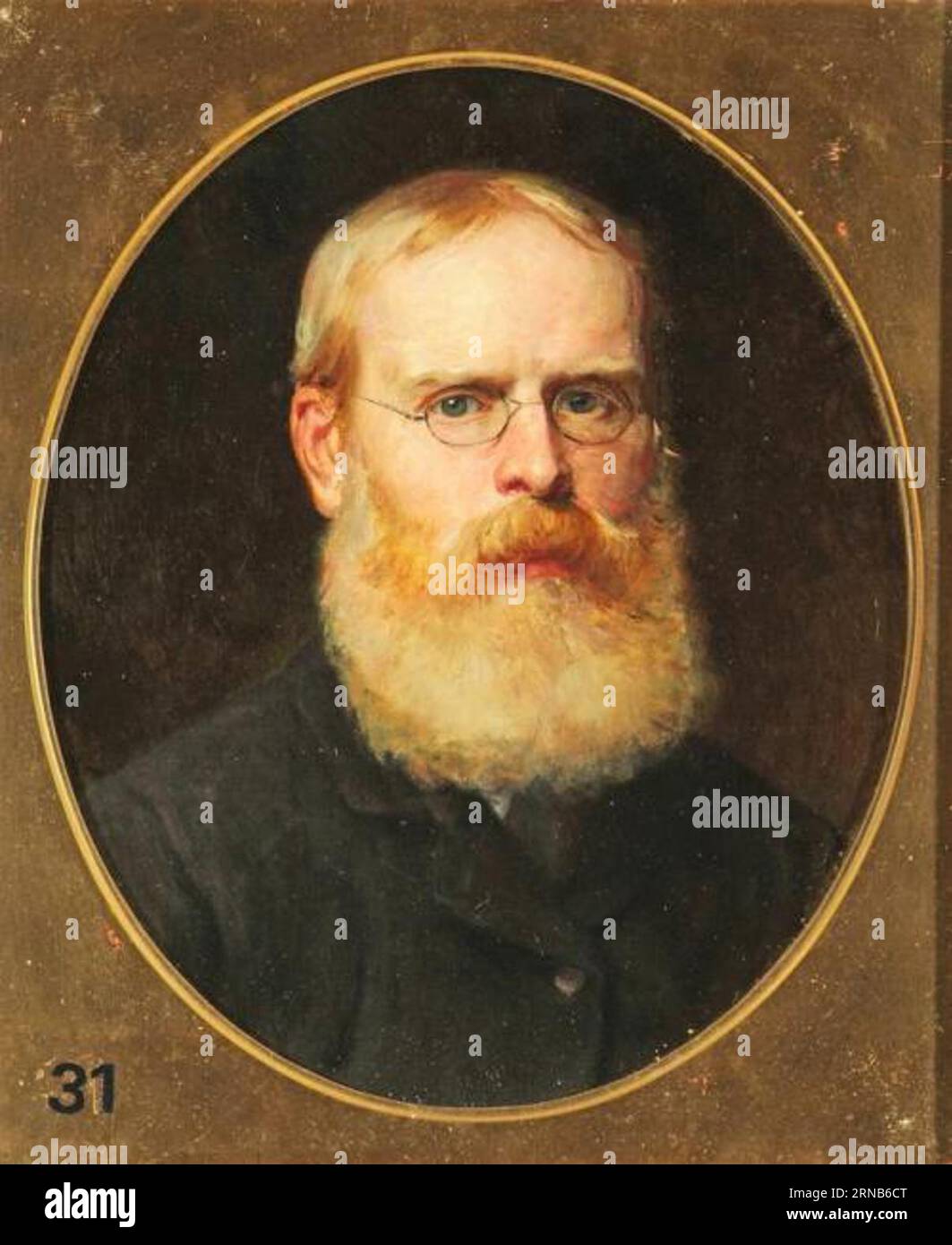 Selbstporträt 1884 von William Frederick Yeames Stockfoto