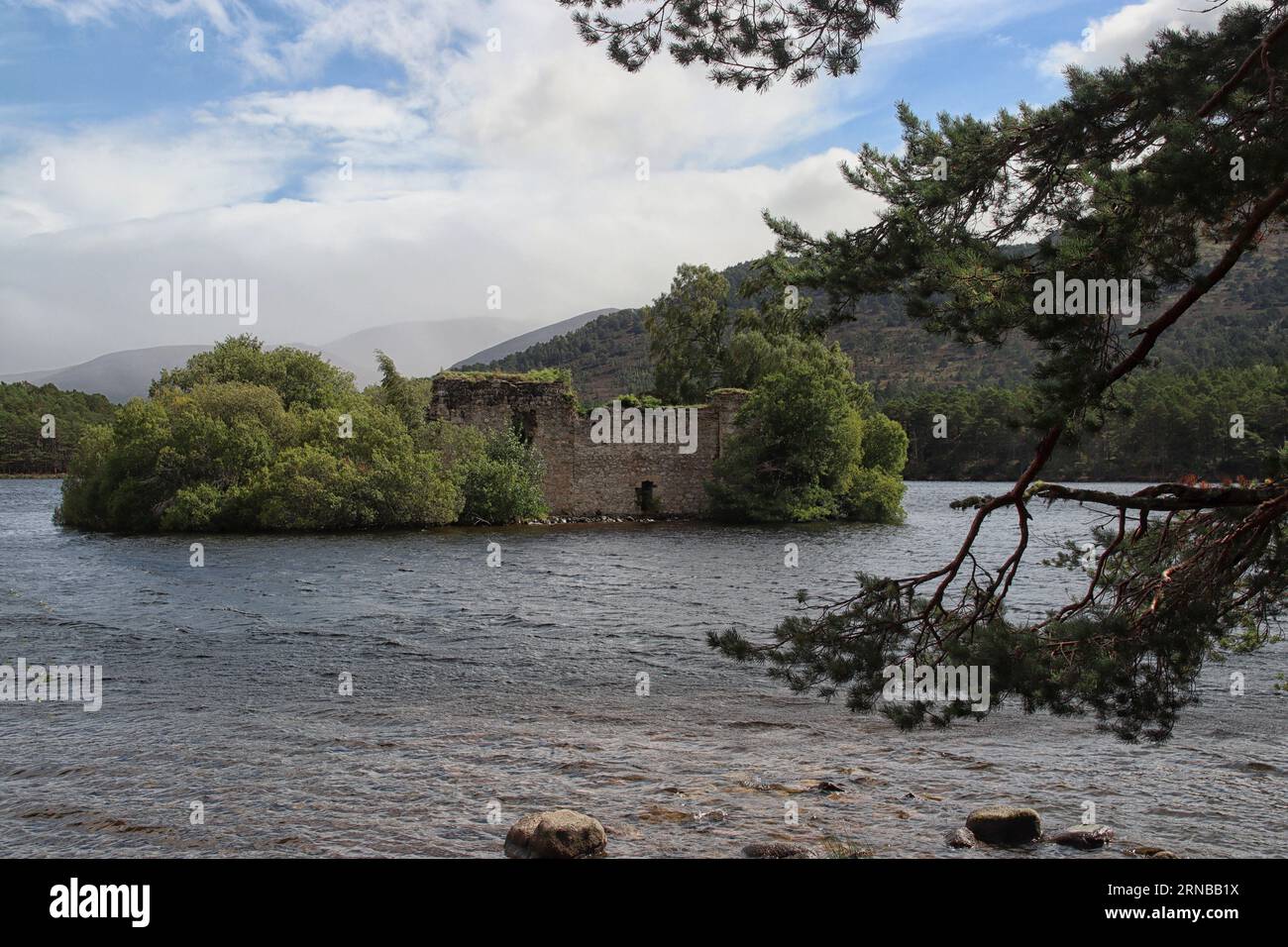 Loch an Eilien Stockfoto