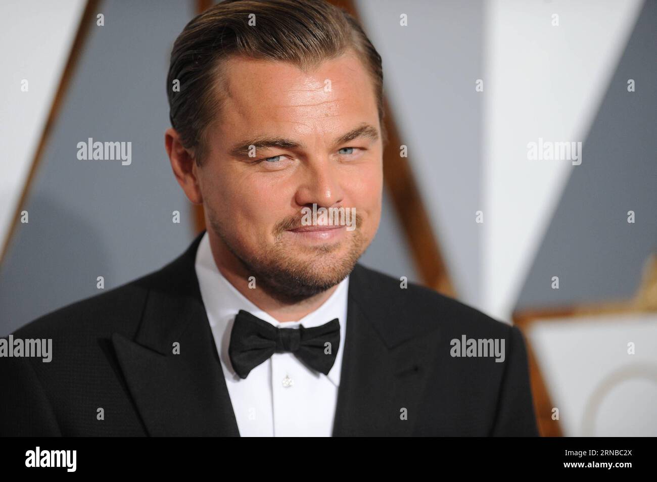 LOS ANGELES, 28. Februar 2016 -- Leonardo DICAPRIO (Di Caprio), Schauspieler in einer Hauptrolle, nominiert für seine Rolle in The Revenant, kommt am 28. Februar 2016 für den roten Teppich der 88th Academy Awards im Dolby Theater in Los Angeles, USA. (lyi) US-LOS ANGELES-OSCARS-ROTER TEPPICH YangxLei PUBLICATIONxNOTxINxCHN Los Angeles Feb 28 2016 Leonardo DiCaprio tue Caprio Schauspieler in einer Hauptrolle nominiert für seine Rolle in der Revanenz kommt für den Roten Teppich der 88th Academy Awards IM Dolby Theatre in Los Angeles, USA AM Februar 28 2016 lyi U.S. Los Angeles Oscars Red Carp Stockfoto