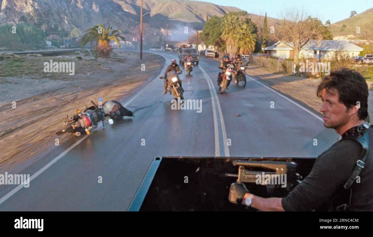 COBRA 1986 Warner Bros. Film mit Sylvester Stallone Stockfoto